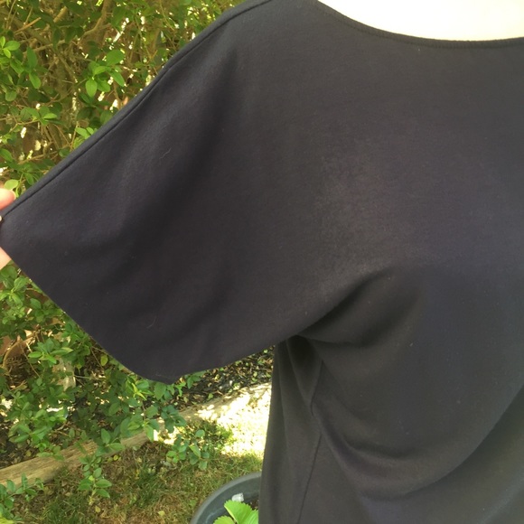 gender bias navy side ruching top, S - Picture 6 of 9